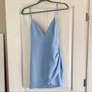 Light blue mini cocktail dress NWT